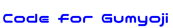 Code for Gumyoji